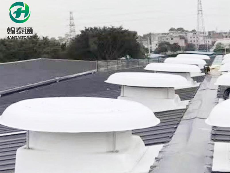 屋頂負壓風機安裝案例